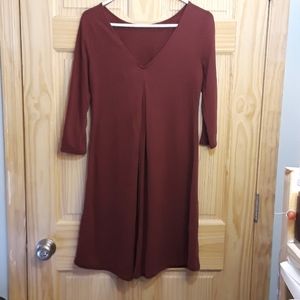 V-back Midi Dress